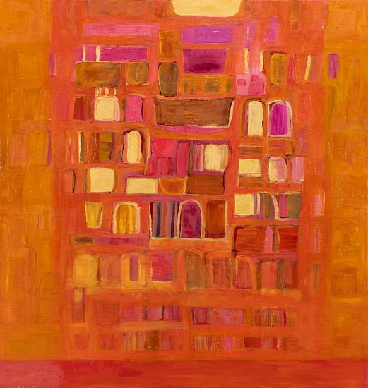 PENELOPE STUTTERHEIME, WEAVING XIII (PS266)
OIL ON CANVAS