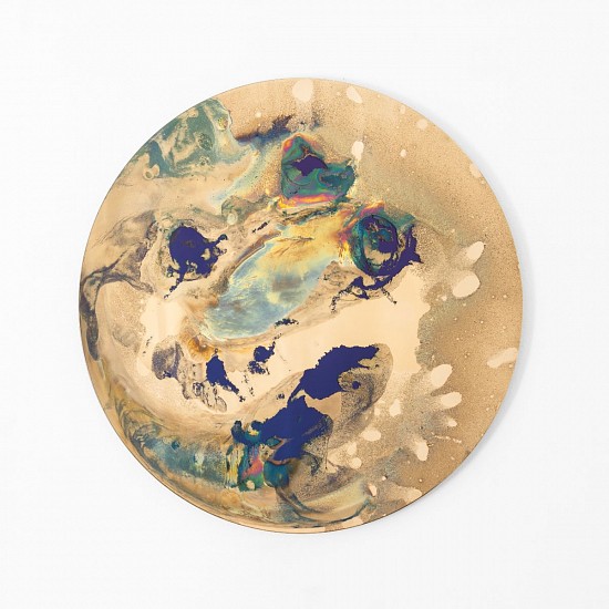 WATER DIXON, THE WATERS: A SOFT LAW
MULTILAYER BRASS & SPECTRUM LEPIDOLITE MIRROR ON 6MM GLASS