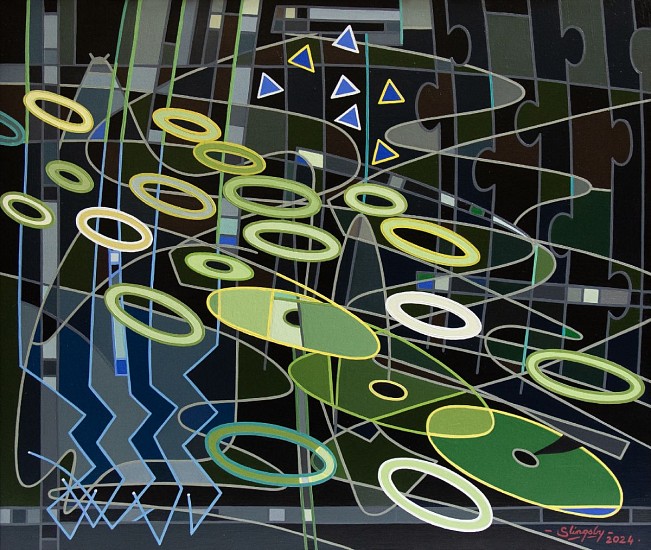 ROBERT SLINGSBY, INTERSPACE
OIL ON LINEN