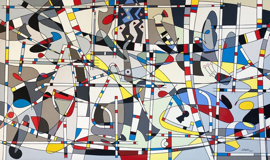 ROBERT SLINGSBY, THREADS OF LIGHT
OIL ON CANVAS