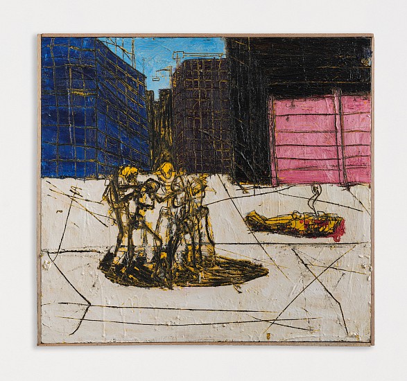 BOYTCHIE
2025, OIL, ENAMEL AND BITUMEN ON CANVAS