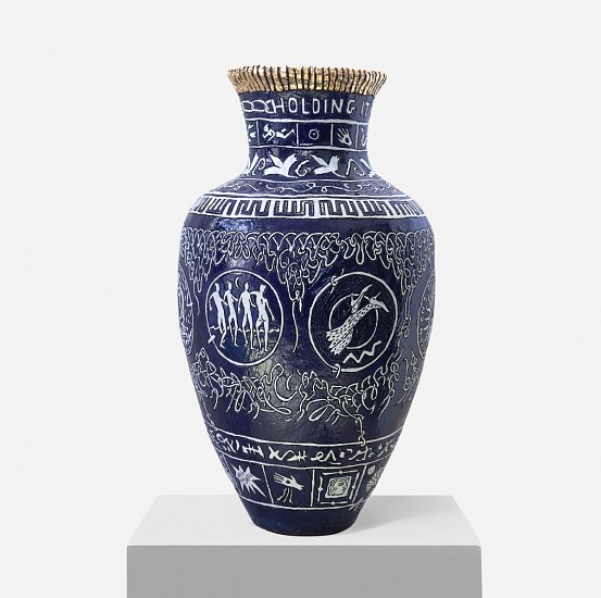 LUCINDA MUDGE, HOLDING IT TOGETHER
CERAMIC AND GOLD LUSTRE