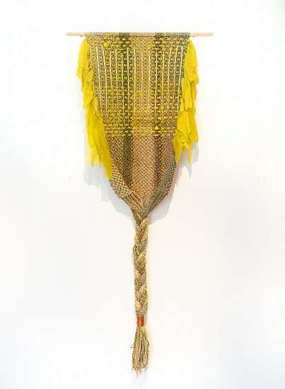 LIZA GROBLER, DREAMBIRD
ROPE, FABRIC AND OSTRICH FEATHER SHAFTS