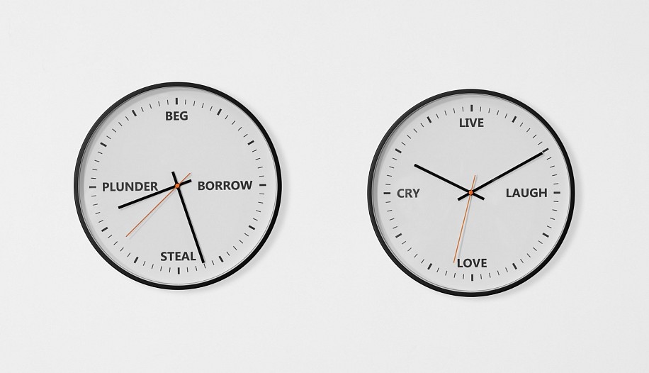 WARREN MAROON, 9 TO 5
ARCHIVAL PRINT WITH FOUND OBJECT