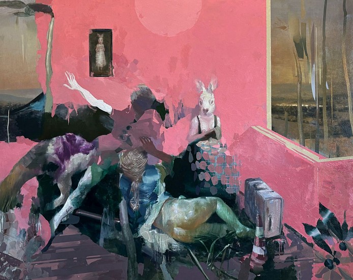LARS ELLING, A FAMILIAR DISTORTION
2026, OIL ON CANVAS