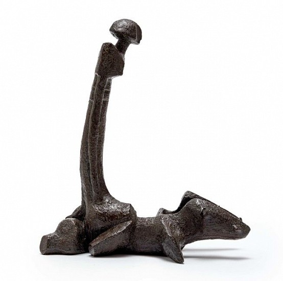 SPEELMAN MAHLANGU, MAN ON TWO-HEADED BEAST
BRONZE